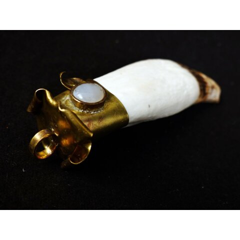 Anhänger Seelöwenzahn Nr.28 L: 95 mm mit individuellem Bronzedraht Anhänger 54 g