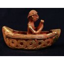 Figur 02 Muisca Kultur Goldmuseum Bogota Zeremonieboot 95 mm 128 g