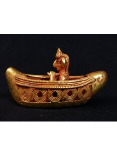 Figur 03 Muisca Kultur Goldmuseum Bogota Zeremonieboot 95...