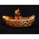 Figur 03 Muisca Kultur Goldmuseum Bogota Zeremonieboot 95 mm 137 g