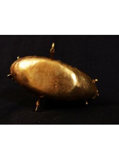 Figur 04 Muisca Kultur Goldmuseum Bogota Zeremonieboot 110 mm 200 g