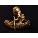 Figur 04 Muisca Kultur Goldmuseum Bogota Zeremonieboot 110 mm 200 g