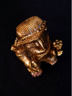 Figur 08 Muisca Kultur Goldmuseum Bogota kosmologische Figur 50 mm 66 g