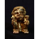 Figur 08 Muisca Kultur Goldmuseum Bogota kosmologische Figur 50 mm 66 g