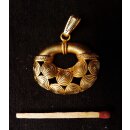 Replik 40 Anhänger kosmologische Figur Goldmuseum Bogota D: 30 mm