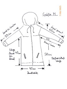 M03 Hoodie Kapuzenjacke Alpaka Wolle Fasergemisch...