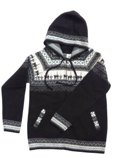 S06 Hoodie Kapuzenjacke Baby Alpaka Wolle Fasergemisch...