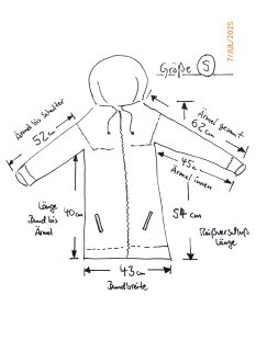 S07 Hoodie Kapuzenjacke Baby Alpaka Wolle Fasergemisch...