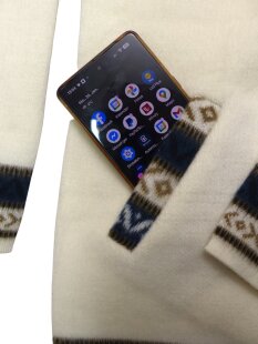M12 Hoodie Kapuzenjacke Baby Alpaka Wolle Fasergemisch...