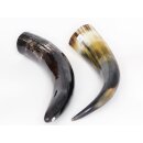 Zier- und Trinkhorn gemasert 30-35 cm 1A Qualität 0,3 bis 0,39 Liter = Code C