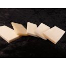 5 x Knochenplatte Rind Platte Rohling Büffelhorn matt geschliffen 60 x25 x4 mm No. 1