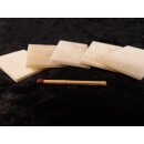 5 x Knochenplatte Rind Platte Rohling Büffelhorn matt geschliffen 80 x25 x4 mm No. 3