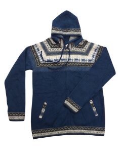 XL11 Hoodie Kapuzenjacke Alpaka Wolle Fasergemisch...