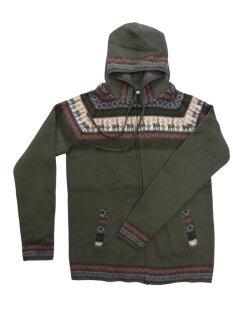 XL18 Hoodie Kapuzenjacke Baby Alpaka Wolle Fasergemisch...