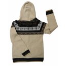 XL17 Hoodie Kapuzenjacke Baby Alpaka Wolle Fasergemisch Größe XL kupferbraun