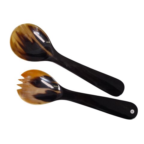 Salatbesteck Watussi Horn Sprada  25 cm = Code G