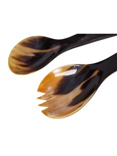 Salatbesteck Watussi Horn Sprada  25 cm = Code G