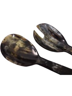 Salatbesteck Watussi Horn Simeon1  25 cm = Code G