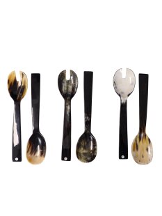 Salatbesteck Watussi Horn Simeon1  25 cm = Code G