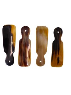 Horn Schuhanzieher / Schuhlöffel Watussi Rind 15 cm...