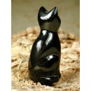 Hornfigur Katze = Code B schwarz 6,5 cm