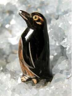 Hornfigur Pinguin 4-5 cm = Code B