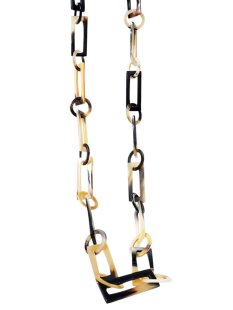 Horn Gliederkette Gayelala poliert 100 cm = Code G