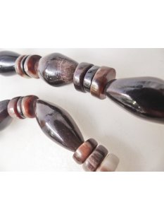 Hornkette Hanitrala gemasert poliert  60 cm