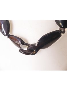 Hornkette Hantamala dunkel poliert 65 cm