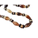 Hornkette Kamran hell+ dunkel poliert 60 cm