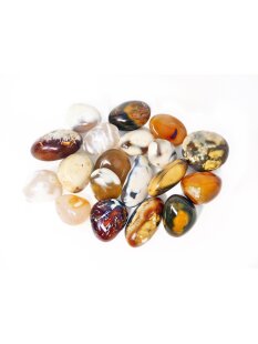 1 kg Handstücken Handschmeichler Trommelstein Madagaskar Karneol rot poliert