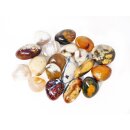 1 kg Handstücken Handschmeichler Trommelstein Madagaskar Karneol rot poliert