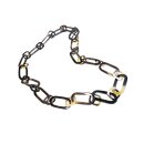 Horn Gliederkette Rivo6 Farbmix matt geschliffen veränderliche Länge 90 cm - Code G