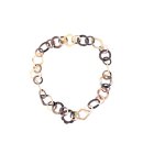 Horn Gliederkette Rivo6 Farbmix matt geschliffen veränderliche Länge 90 cm - Code G