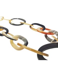 Horn Gliederkette Rivo3 poliert 90 cm Länge veränderlich = Code G