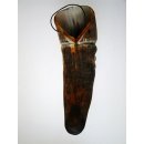 Hornfigur Maske und Trinkhorn. ETHNO 29 cm = Code E