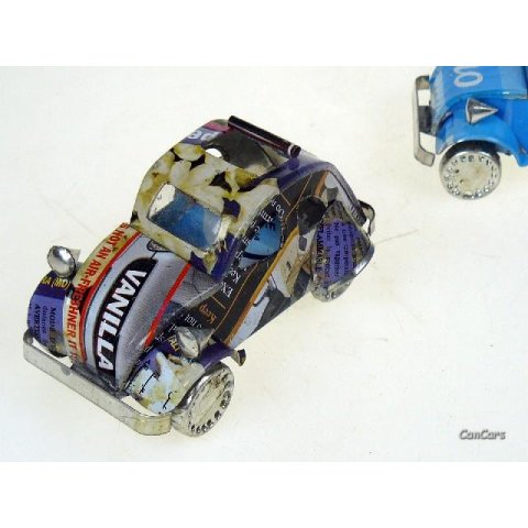Blechmodell Blechauto Buick Rivera M 1:18 Blechspielzeug Recycling Kunst 