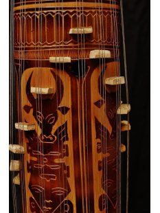 Zupfinstrument Valiha Einfachsaiten Größe GM 60 - 65 cm = Code J