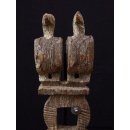 AL117 original AloAlo Grabstele der Sakalava oder Mahafaly antik 2 Totenvögel 140 cm ca. 1920 