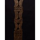 AL117 original AloAlo Grabstele der Sakalava oder Mahafaly antik 2 Totenv&ouml;gel 140 cm ca. 1920 