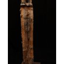 AL26 original AloAlo Grabstele der Mahafaly antik Pirogge mit Besatzung 200 cm ca. 1900