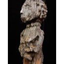 AL26 original AloAlo Grabstele der Mahafaly antik Pirogge mit Besatzung 200 cm ca. 1900 