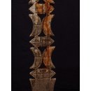 AL113 original AloAlo Grabstele der Mahafaly antik, 2 Gendarmen 177 cm.