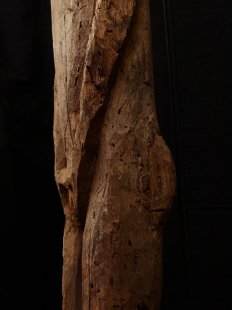 MF28 original AloAlo Skulptur der Sakalava Grabwächter nackte Frau 140 cm ca. 1930