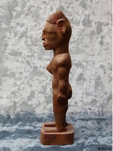 MF131 Skulptur der Bara Zwitterwesen 1960 Palisanderholz 40 cm 
