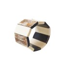 Horn Armband Hosijas antik/weiß 50 mm = Code E