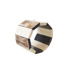 Horn Armband Hosijas antik/weiß 50 mm = Code E