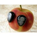 Ohrstecker. tropfenförmig gewölbt 15 mm = Code E hell