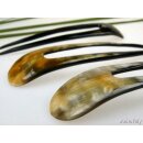 1x Horn Haarnadel. doppelte Zinken 15 cm = Code B