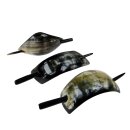 Horn Haarspange poliert mit Nadel verschiedene Formen = Code D
